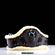 Popręg anatomiczny z futrem eQuick eSapphire Fluffy