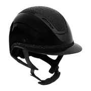 Kask jeździecki z szerokim daszkiem Equestro Apocalypse Glossy
