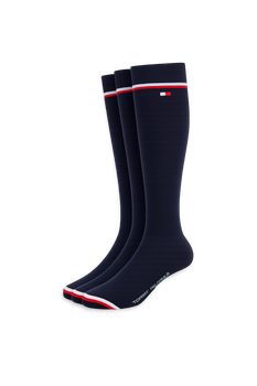 Podkolanówki jeździeckie TOMMY HILFIGER EQUESTRIAN Byron 3-Pack