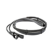 Wodze skórzano-gumowe ze stoperami Kavalkade - szerokość 16 mm