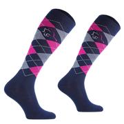 Podkolanówki jeździeckie Comodo Karo Thin