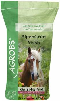 Mesz z dodatkiem prebiotycznego włókna Prenatura® AGROBS Alpen Grun Mash 15 kg