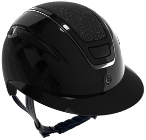 Kask jeździecki z szerokim daszkiem Covalliero Elite Polo Polish