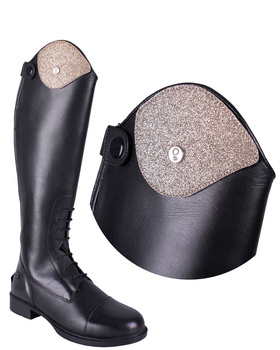 Top cholewki do oficerek Romy Junior QHP Glitter