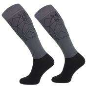 Podkolanówki jeździeckie Comodo Functional Geometric