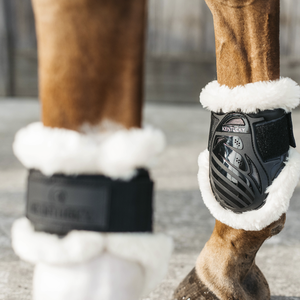 Ochraniacze tylne z futrem Kentucky Horsewear Young Horse TPU