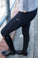 Legginsy z pełnym lejem silikonowym Schockemöhle Sports Pocket