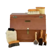 Skrzynka na akcesoria jeździeckie ze szczotkami Grooming Deluxe Show Grooming Box
