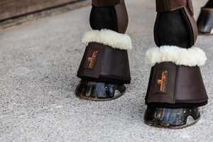 Kaloszki z futrem Kentucky Horsewear Sheepskin Leather