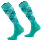 Podkolanówki jeździeckie Comodo Karo Thin