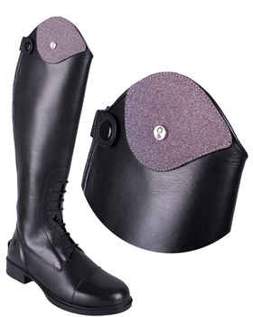 Top cholewki do oficerek Romy Junior QHP Glitter