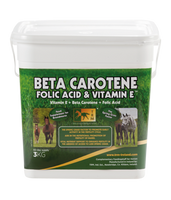 Suplement wspierający dla klaczy w okresie rozrodczym TRM BETA CAROTENE, FOLIC ACID & VITAMIN E