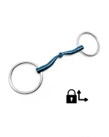 Wędzidło zwykłe FAGER Fanny Titanium - pojedynczo łamane