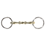 Wędzidło zwykłe QHP Argetaan - podwójnie łamane