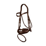 Ogłowie z nachrapnikiem szwedzkim Dy'on Dressage Collection NEDCAM