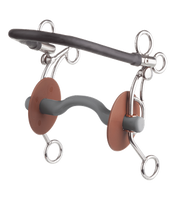 Tandem ze skórzanym nachrapnikiem Beris US - językowy