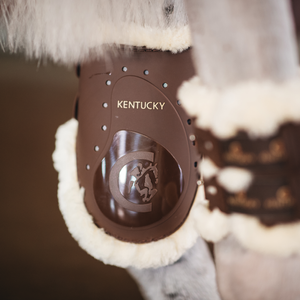 Ochraniacze tylne z futrem Kentucky Horsewear Sheepskin Elastic