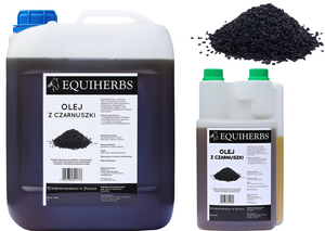 Olej z czarnuszki dla koni Equiherbs