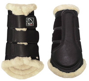 Ochraniacze ujeżdżeniowe z futrem York Comfort Plus