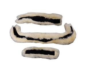 Zestaw naturalnych futerek do ogłowia Ivy Kavalkade